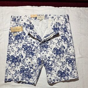 Denim & Supply Ralph Lauren, men waist 38, Blue Floral Men's Shorts